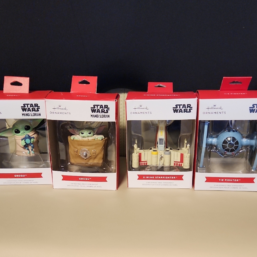 BNIB 5 Hallmark Star Wars Ornament Collection